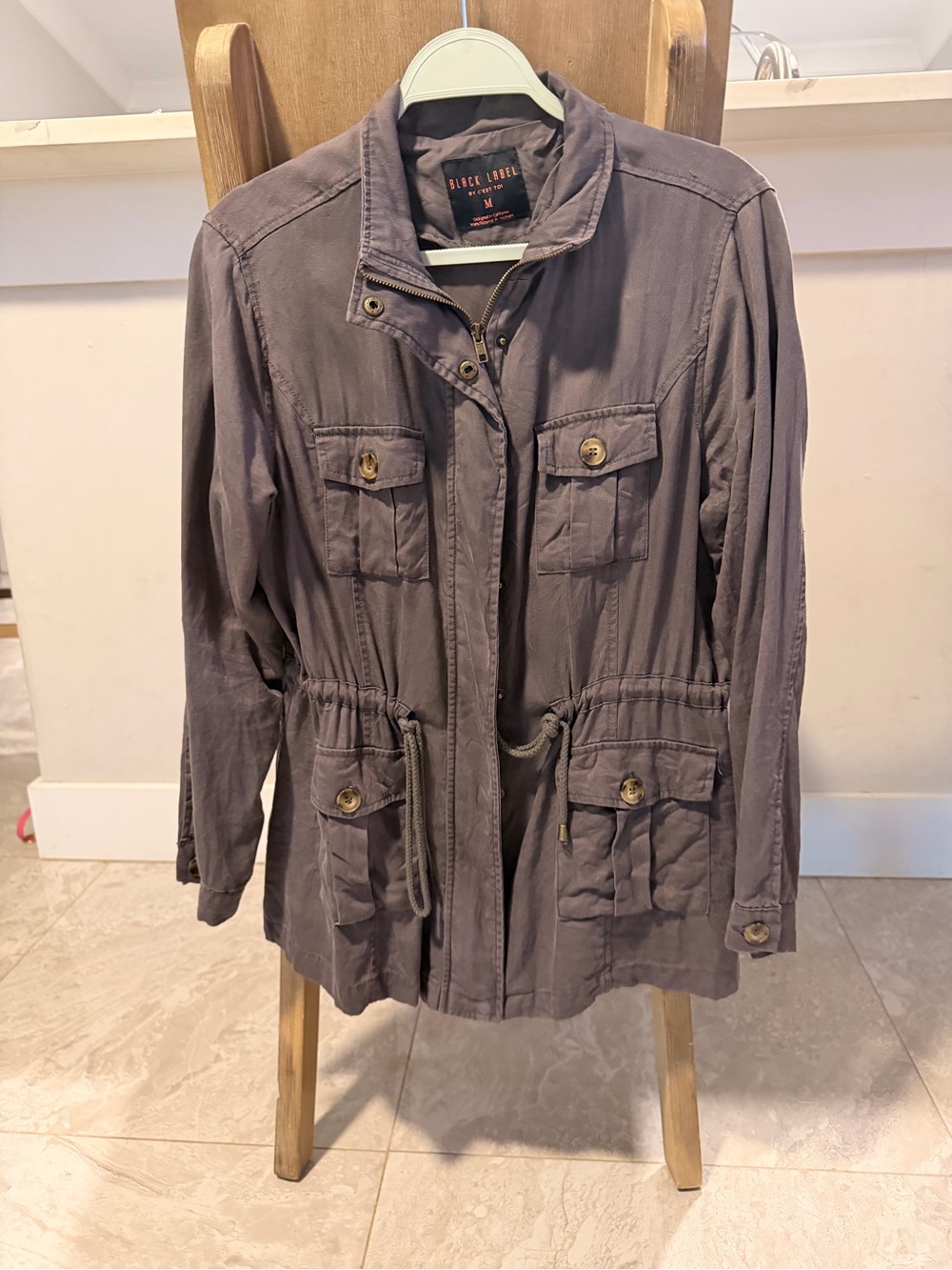 Black Label Women's Utility Jacket - Blue